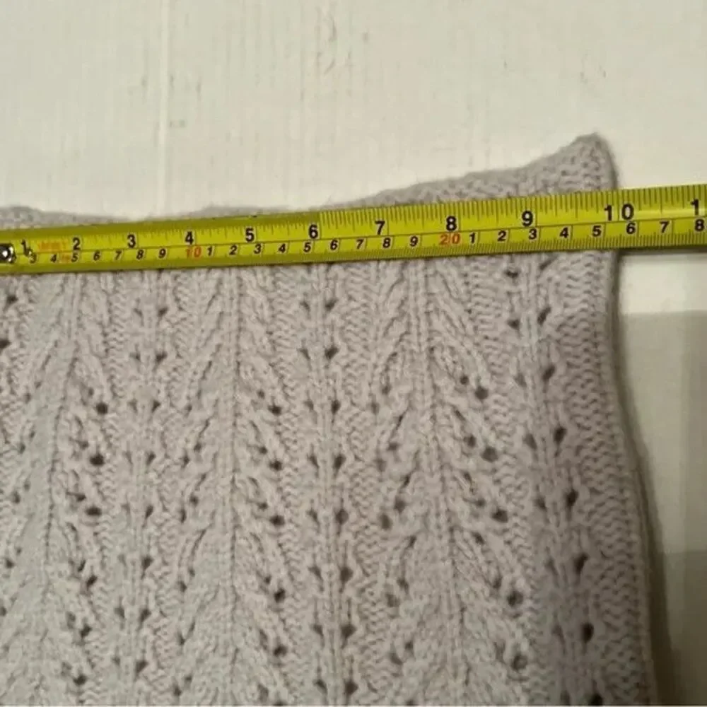 Luxton S-M 91%Wool 9%Cashmere Turtleneck Warmer Scarf Ligh/Great Gift